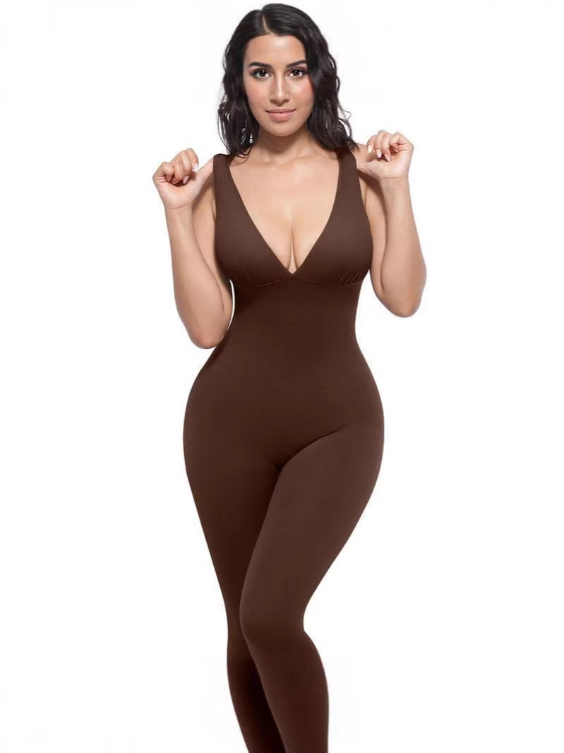 Nahtloser Yoga-Jumpsuit für Damen