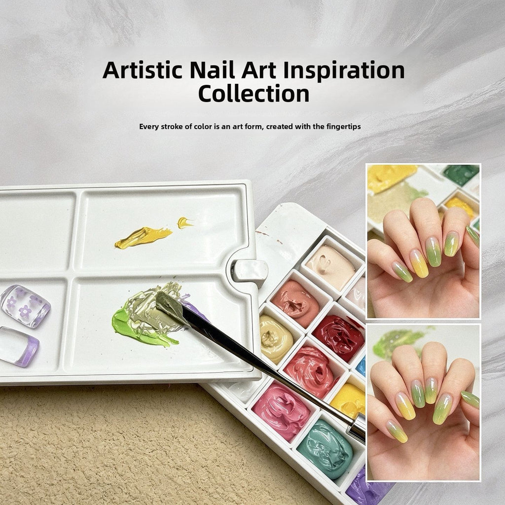 Nagelgel-Palette mit drehbarem Klappdeckel