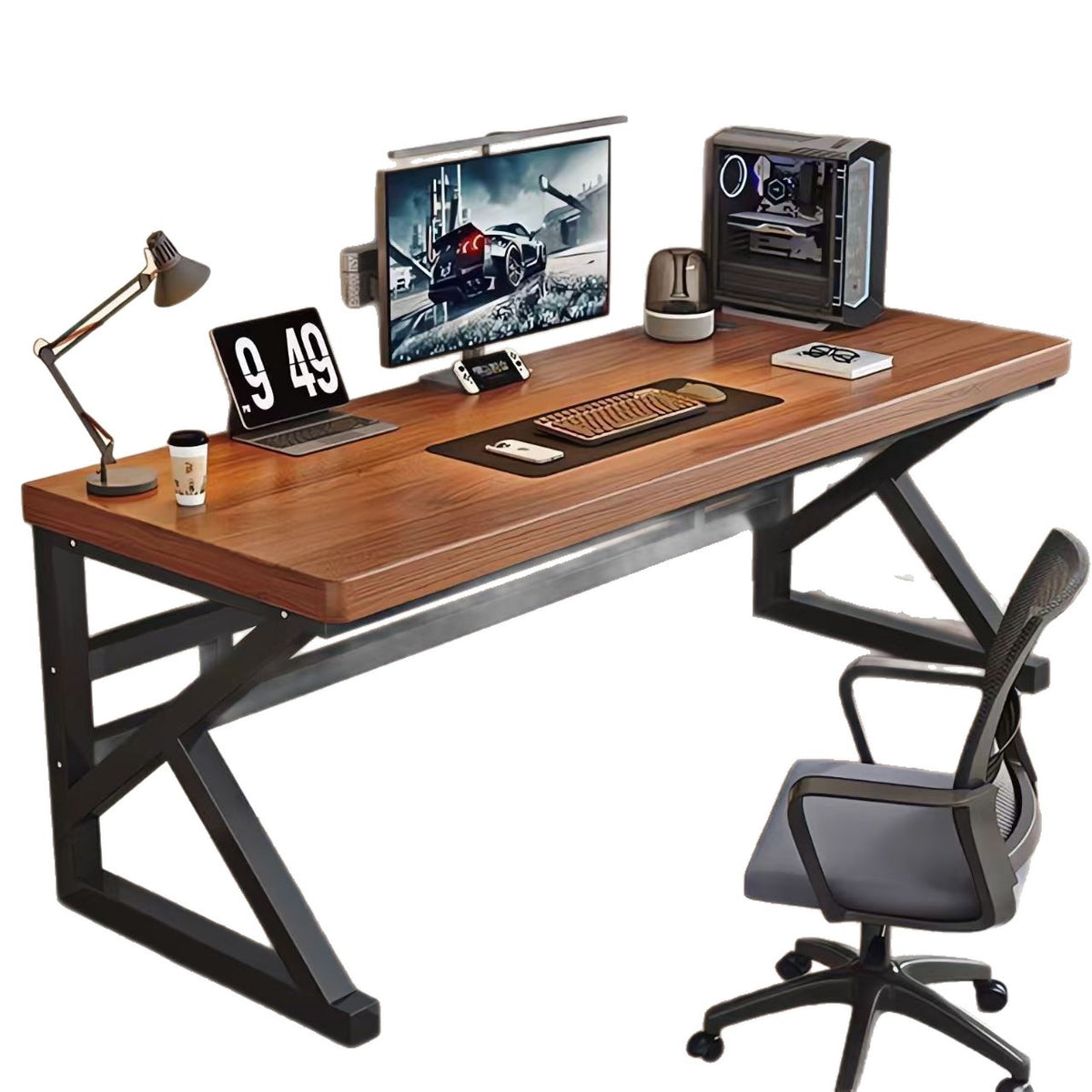 Mondförmige Tischbeine für Arbeitszimmer, Wohnheim und E-Sport-Tisch