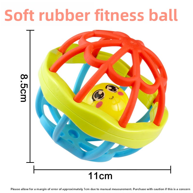 Baby-Rasselball aus weichem Gummi
