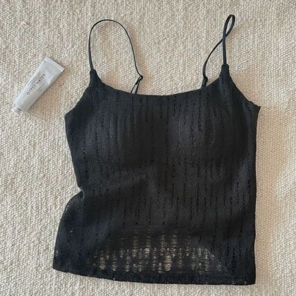 Damen-Trägertop mit Spitze und integriertem BH