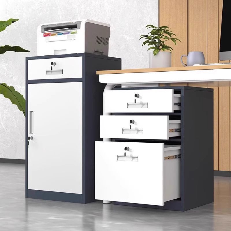 Moderner abschließbarer Büroschrank aus Metall