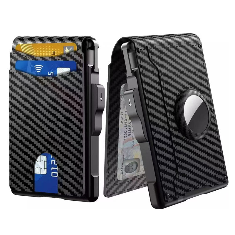 RFID Protective Card Holder with Automatic Ejection