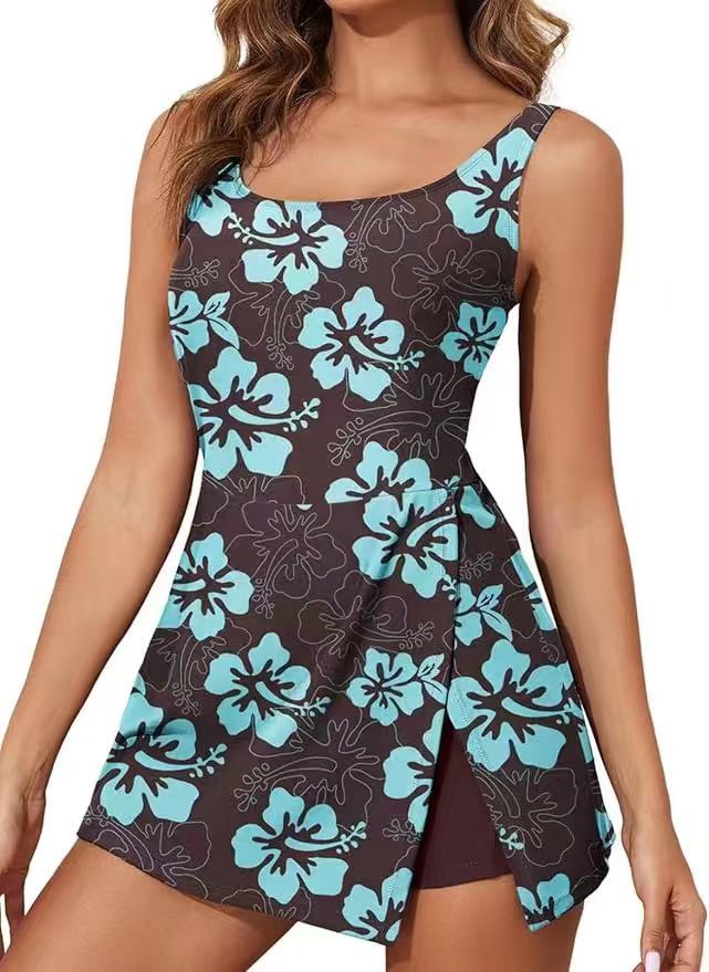 Zweiteilige Damen-Bademode aus Polyester und Elasthan