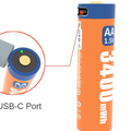 Wiederaufladbare Lithium-Batterie mit USB-C