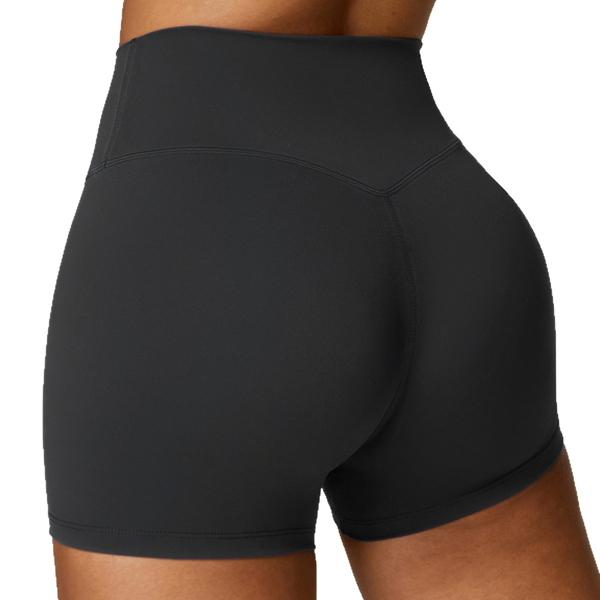 Women's High-Waist Yoga Fitness Shorts