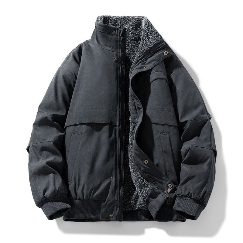 Herren-Winterjacke mit Fleecefutter