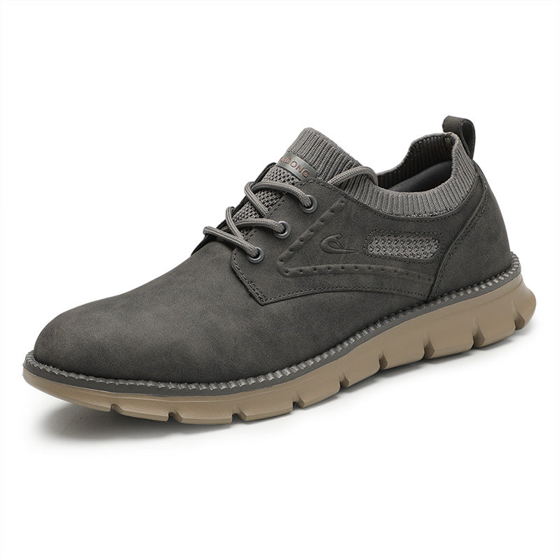 Herren-Freizeit- und Wanderschuhe mit dicker Sohle