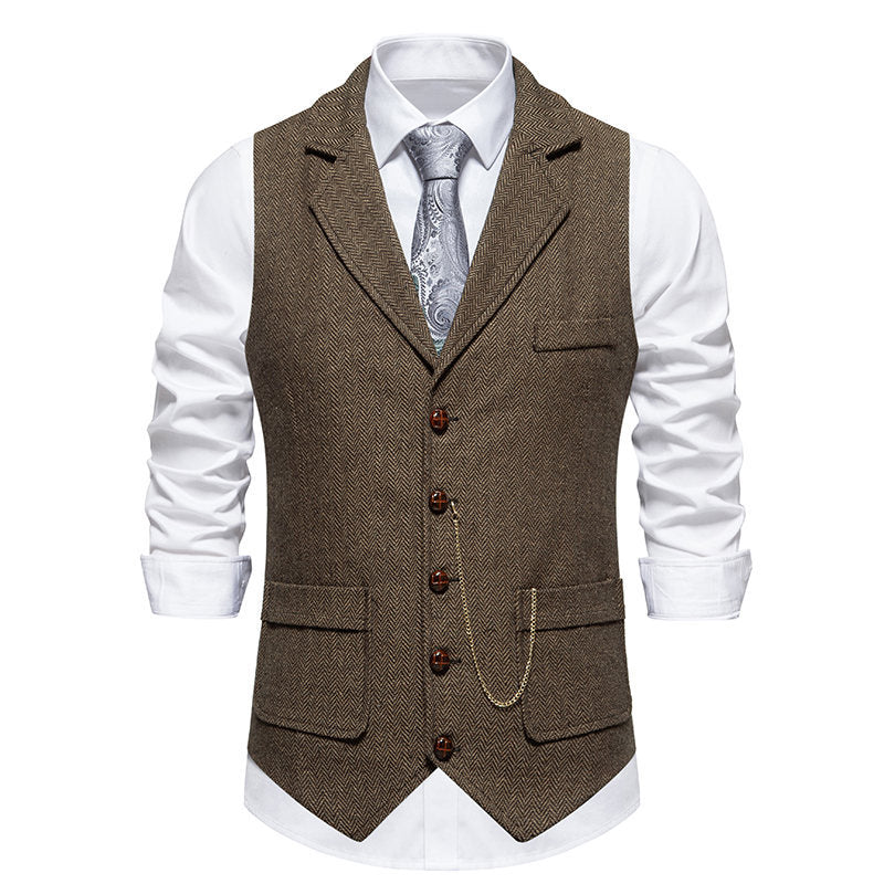Men's Slim Fit Vintage Vest