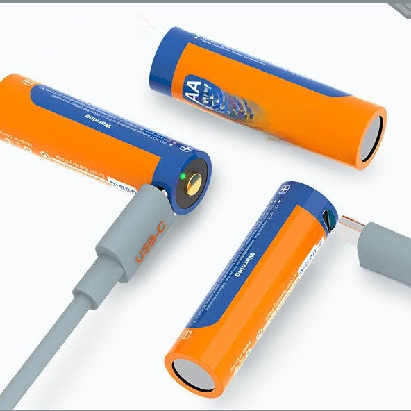 Wiederaufladbare Lithium-Batterie mit USB-C