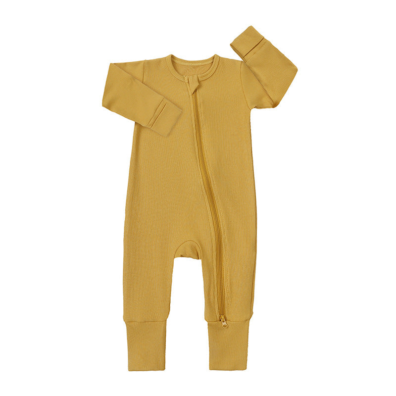 Baby-Strampler aus Bambusfaser mit Fäustlingen und Fußabdeckungen
