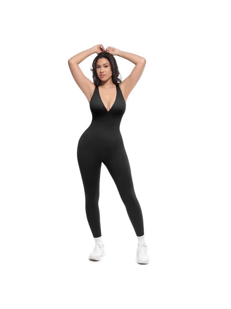 Nahtloser Yoga-Jumpsuit für Damen
