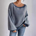 Schulterfreier Strickpullover für Damen