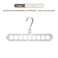 Nine-hole clothes hanger for household use