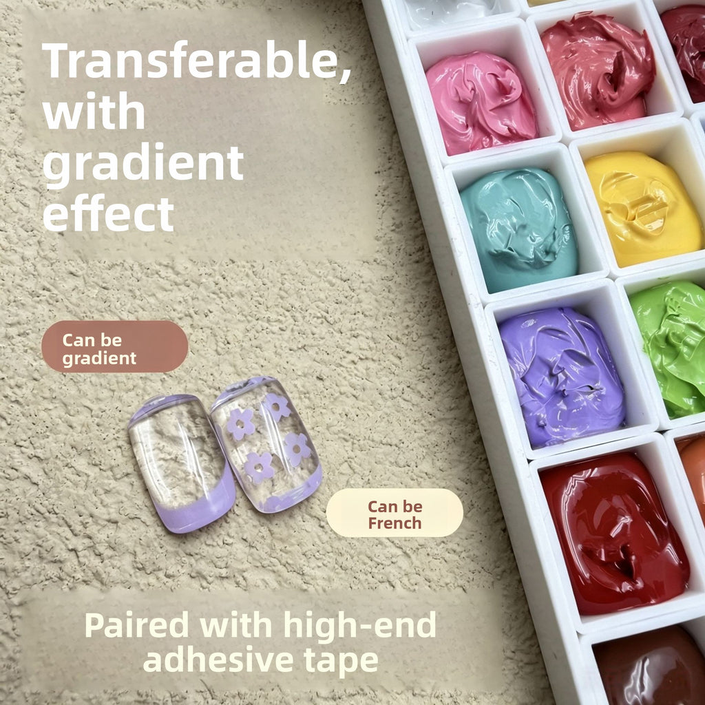 Nagelgel-Palette mit drehbarem Klappdeckel