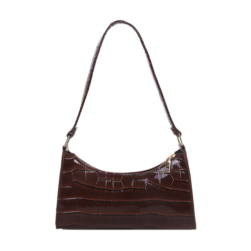 Embossed Candy-Colored Underarm Bag