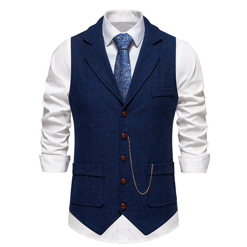 Men's Slim Fit Vintage Vest