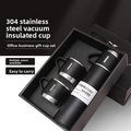 Edelstahl-Thermobecher 500 ml mit drei Deckeln und Teesieb