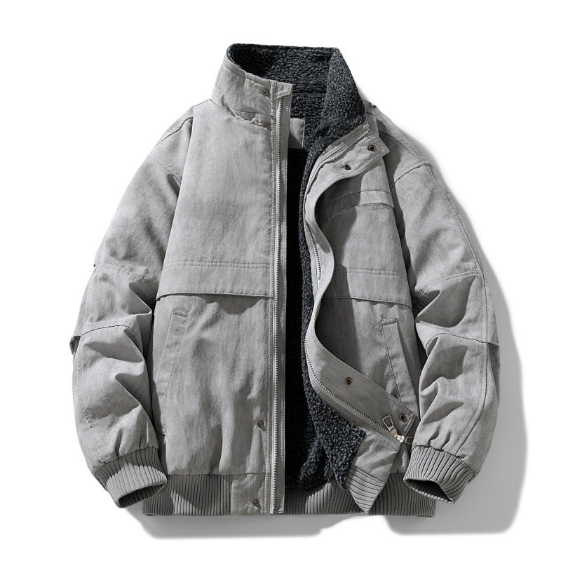 Herren-Winterjacke mit Fleecefutter