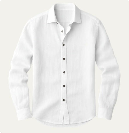 Herren-Langarmhemd mit Button-down-Kragen