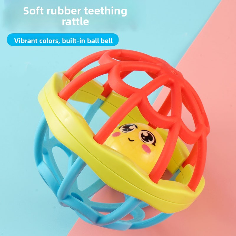 Baby-Rasselball aus weichem Gummi