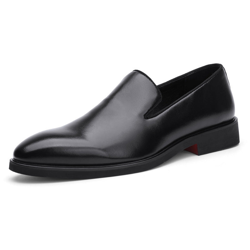 Sommerliche Leder-Slipper für Herren