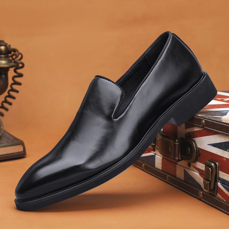 Sommerliche Leder-Slipper für Herren