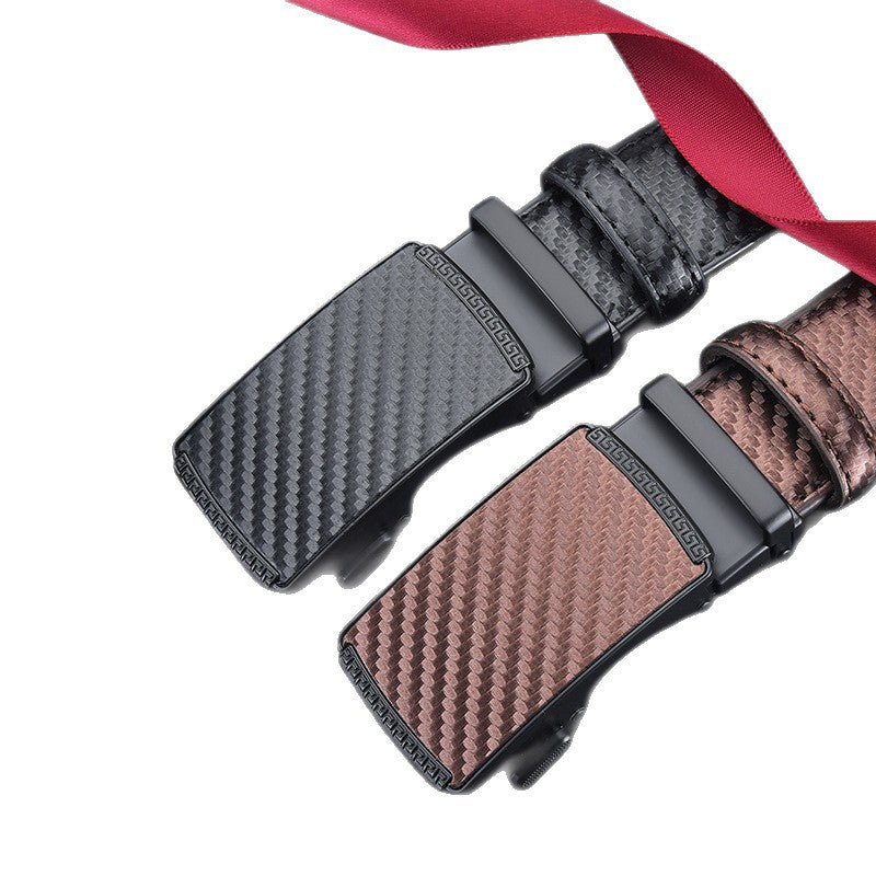 Men's Ratchet Automatic Buckle Belt