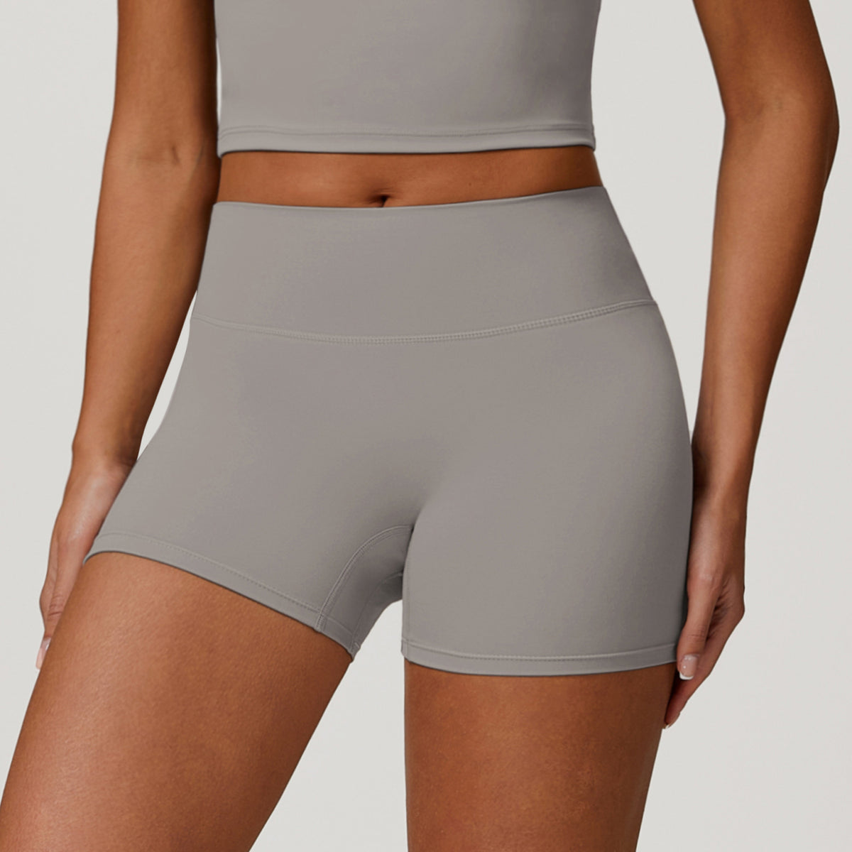 Women's High-Waist Yoga Fitness Shorts