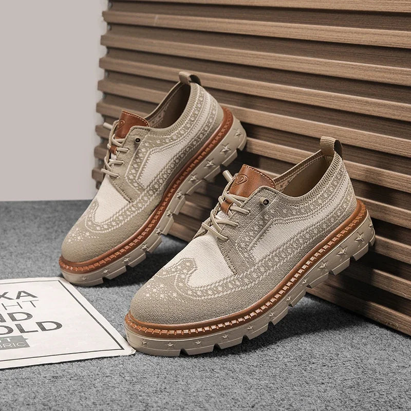 Herren-Sneakers aus Mesh mit Schnürung – Freizeitlook