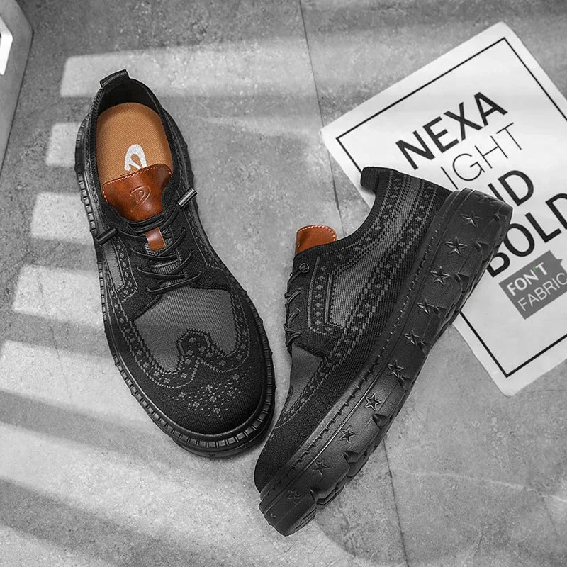 Herren-Sneakers aus Mesh mit Schnürung – Freizeitlook