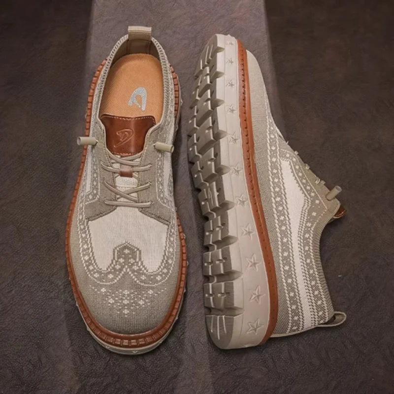 Herren-Sneakers aus Mesh mit Schnürung – Freizeitlook