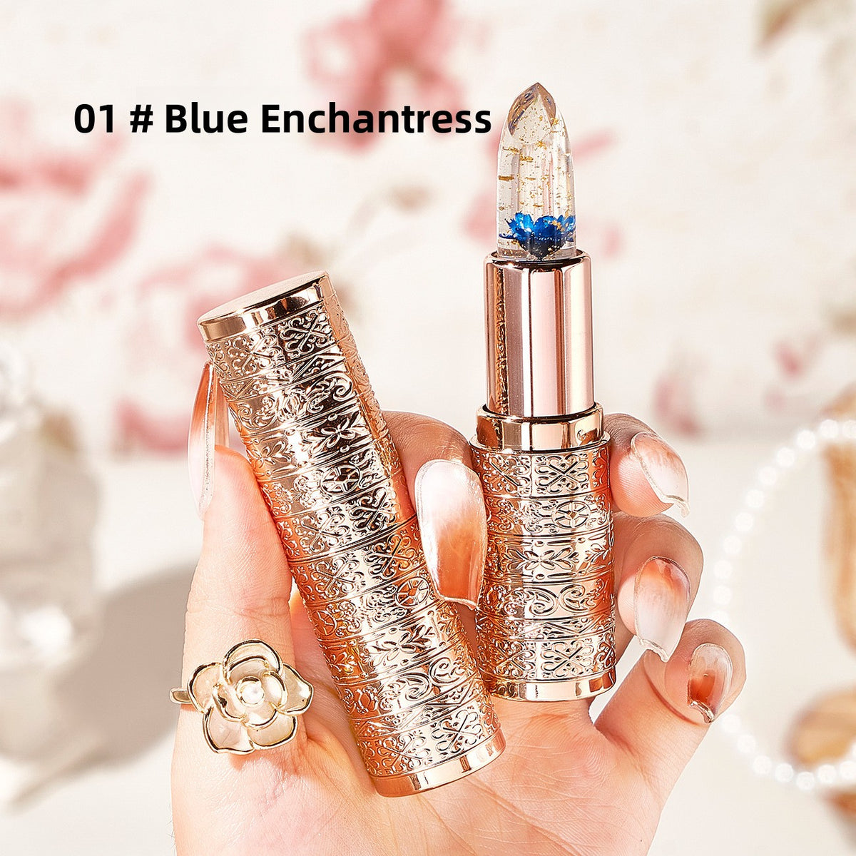 Feuchtigkeitsspendender Lippenbalsam mit Farbwechsel