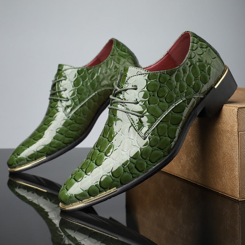 Herren-Schnürschuhe aus Kunstleder für Business und Freizeit