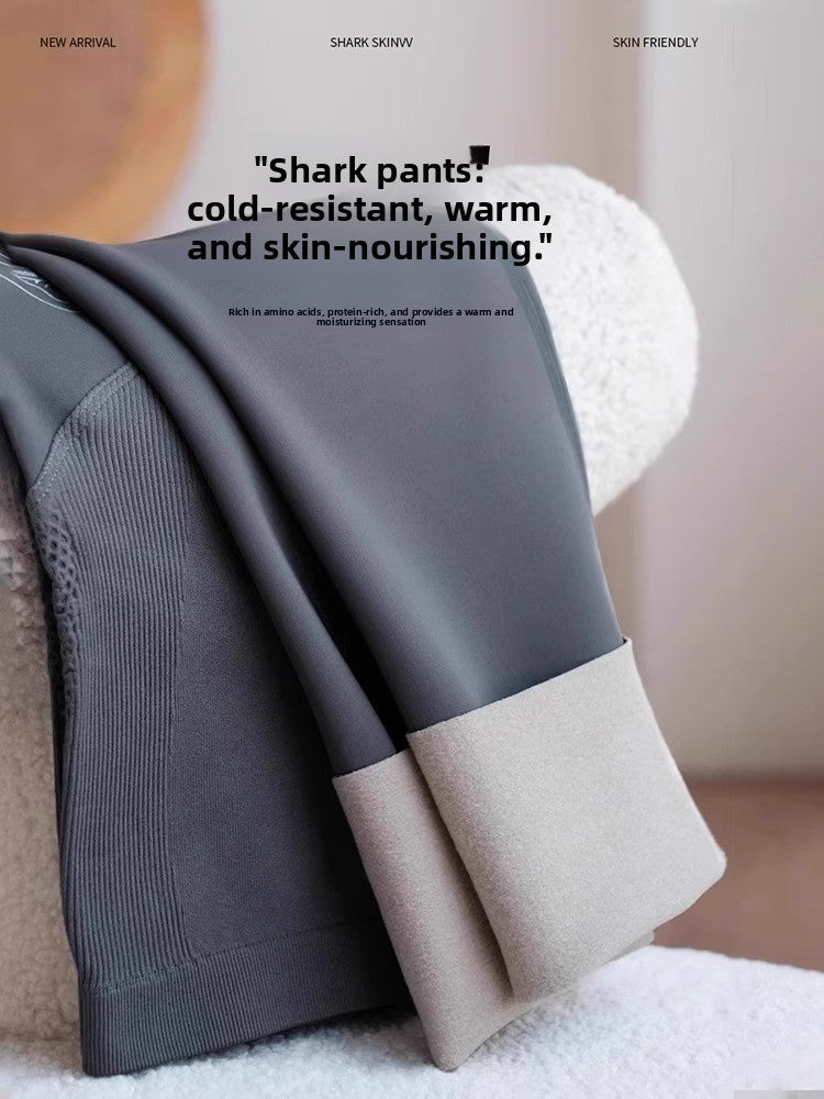 Stretchy slimming belly-support yoga pants for pregnant women
