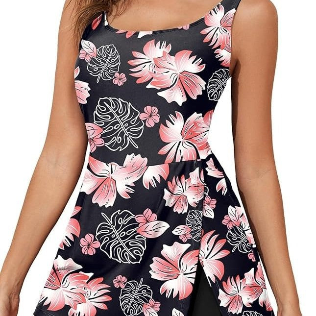 Zweiteilige Damen-Bademode aus Polyester und Elasthan