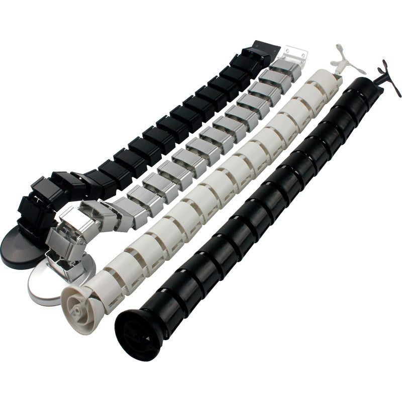 Flexible Kabelführung in Schlangenform
