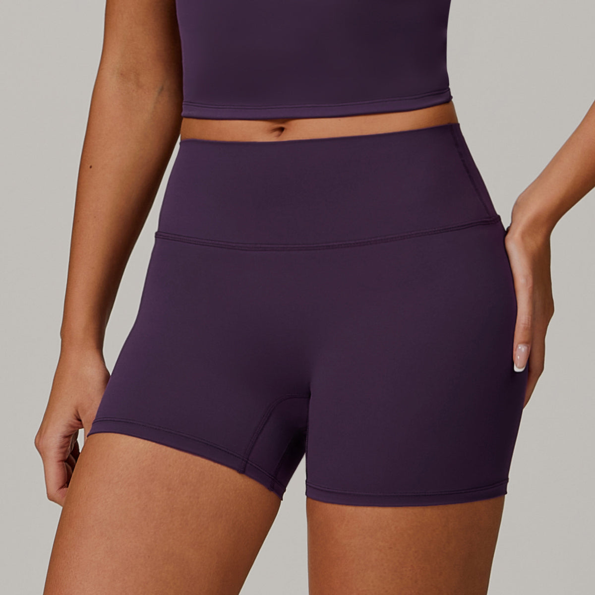 Women's High-Waist Yoga Fitness Shorts