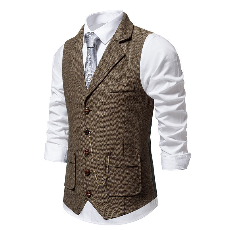 Men's Slim Fit Vintage Vest