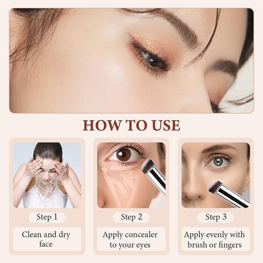 Farbkorrigierende Concealer-Creme gegen Augenringe