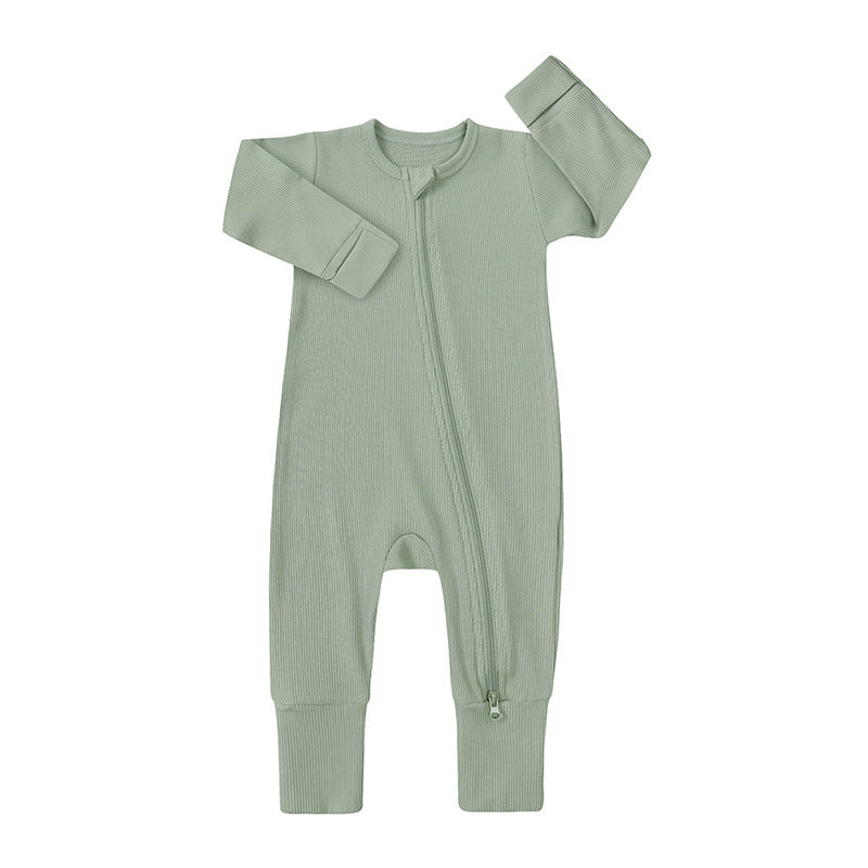 Baby-Strampler aus Bambusfaser mit Fäustlingen und Fußabdeckungen