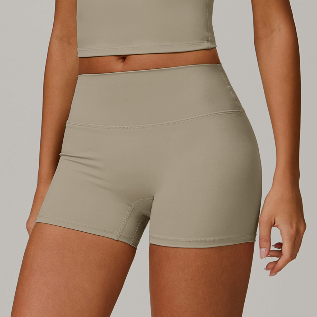 Women's High-Waist Yoga Fitness Shorts