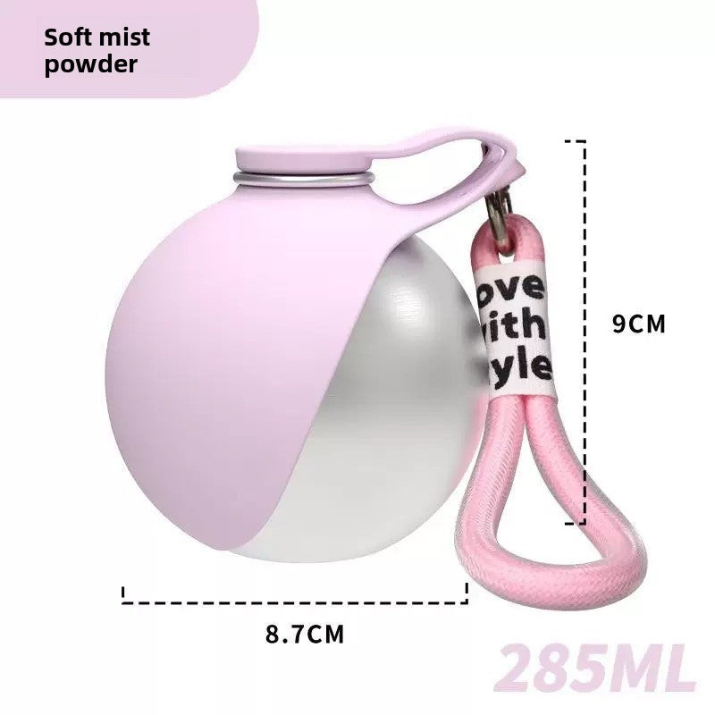 Tragbare Trinkflasche für Haustiere mit faltbarem Napf