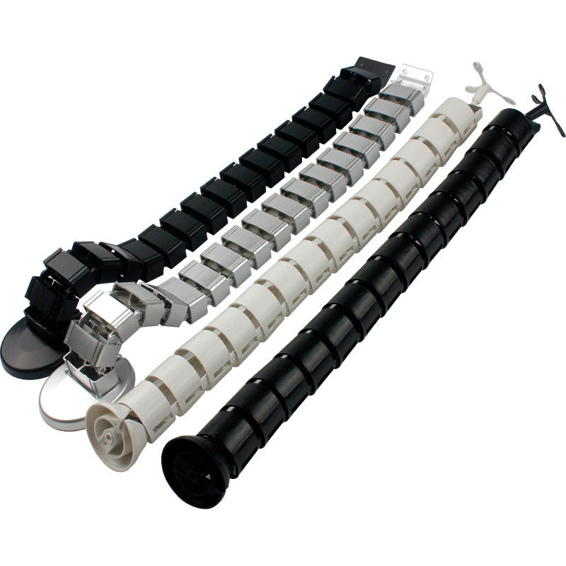 Flexible Kabelführung in Schlangenform