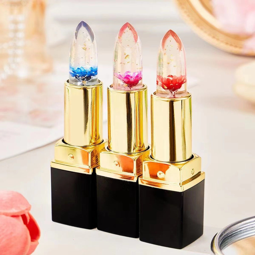 Feuchtigkeitsspendender Lippenbalsam mit Farbwechsel