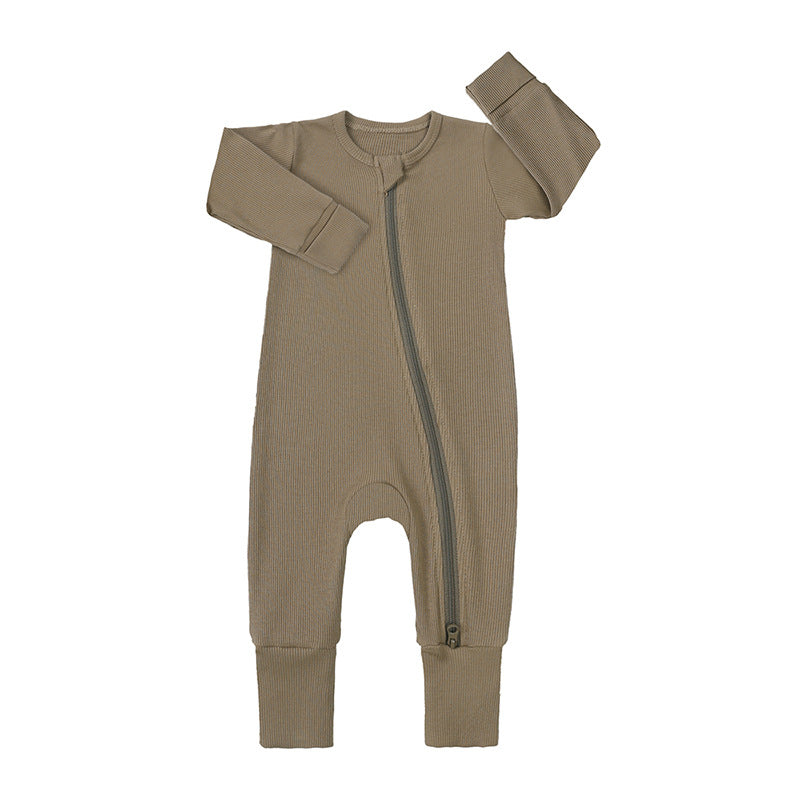 Baby-Strampler aus Bambusfaser mit Fäustlingen und Fußabdeckungen